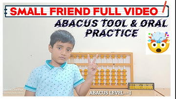 Abacus Small Friend Level 1 Video || Saksham Abacus Classes || Saksham Yadav #learn #abacus #maths