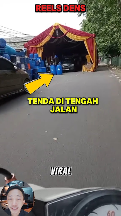 Tenda Hajatan Di tengah Jalan☝❗❗#shorts #videoshort #viralvideo