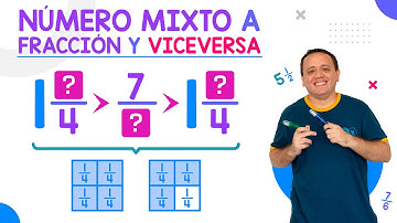 Convertir NÚMERO MIXTO a FRACCIÓN y viceversa