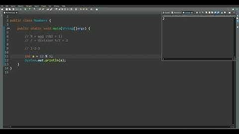 Mod and Division in Java