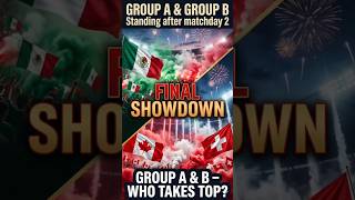 Group A &B standing after Round 2 matchday. #worldcup2026 #usmnt #soccer #football