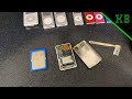 Testing and Looking Through 11 old Ipods