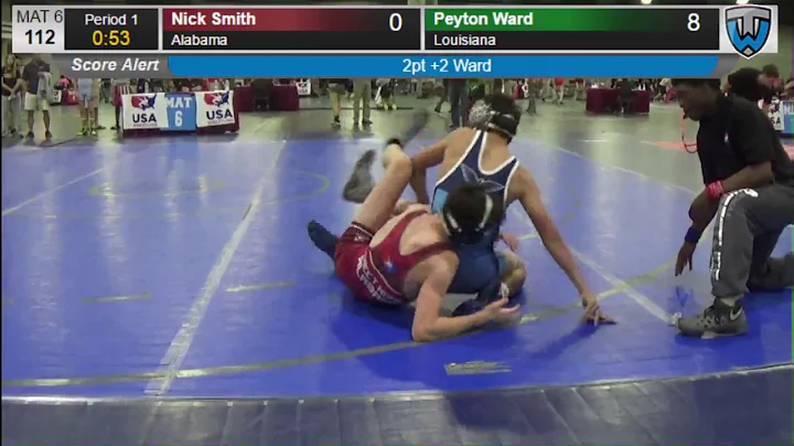 3252 Schoolboy 112 Nick Smith Alabama vs Peyton Wa...