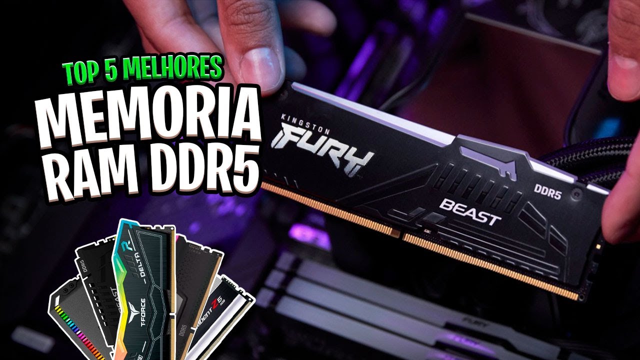 A Melhor MEMÓRIA RAM DDR5 em 2025? 5 Mais Vendidas 🔥 - YouTube