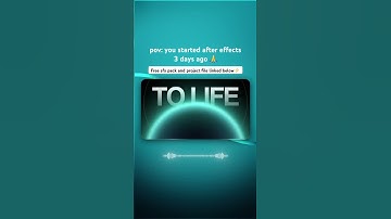 POV: you started after effects 3 days ago 🙏(PROJECT FILE LINKED)