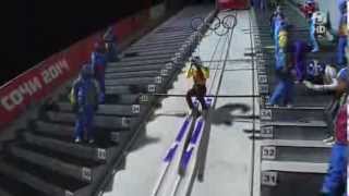 Deutschland Skispringen Teamwettkampf - Olympia Sotschi - 17.02.14 - Highlights 2. Durchgang