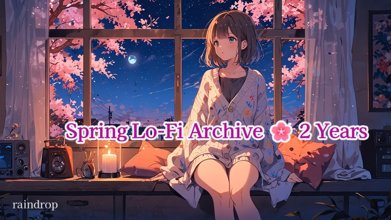 🎵FREE* Spring Lo-Fi Archive 🌸 2 Years of raindrop - 30 Minute Lo-Fi Mix【２周年感謝企画】
