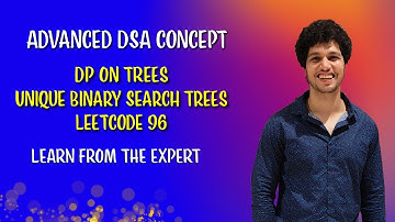 Dp on Trees | Unique Binary Search Trees | Leetcode 96 | Live coding session🔥 | Dynamic Programming