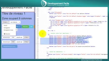 Comment créer des menus avec les boutons du Framework BootStrap 3