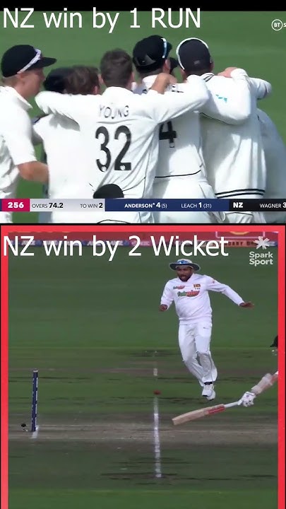 Sensational Test Wins By Newzealand In Last 2 Test Cricket Shorts sensational-test-wins-by-newzealand-in-last-2-test-cricket-shorts