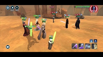 JML, JKL, JKR, Shaak, Yoda vs LV, Maul, RG, Vader, Thrawn