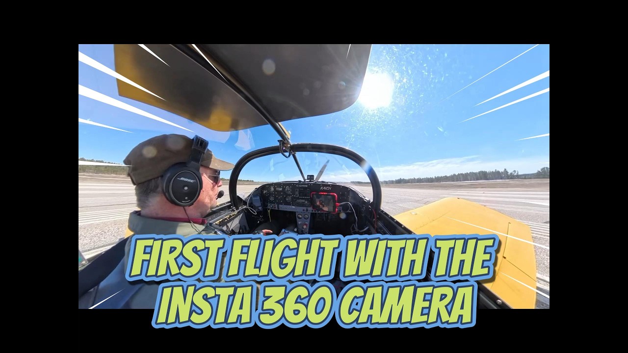 Insta 360 first flight with the new camera!!