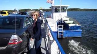 The Ticonderoga Ferry Across Lake Champlain
