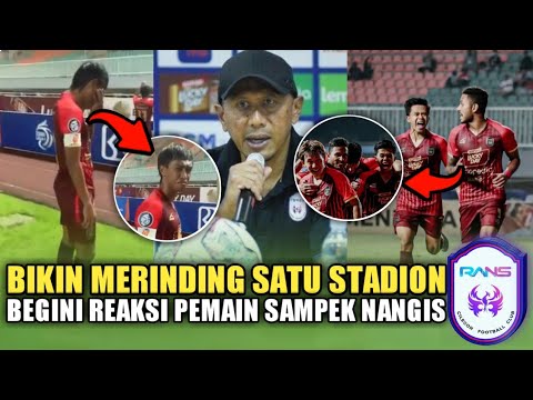 😱MENANGIS TERHARU❗RANS Nusantara FC Petik Kemenangan Perdana Rahmad Darmawan Bersyukur