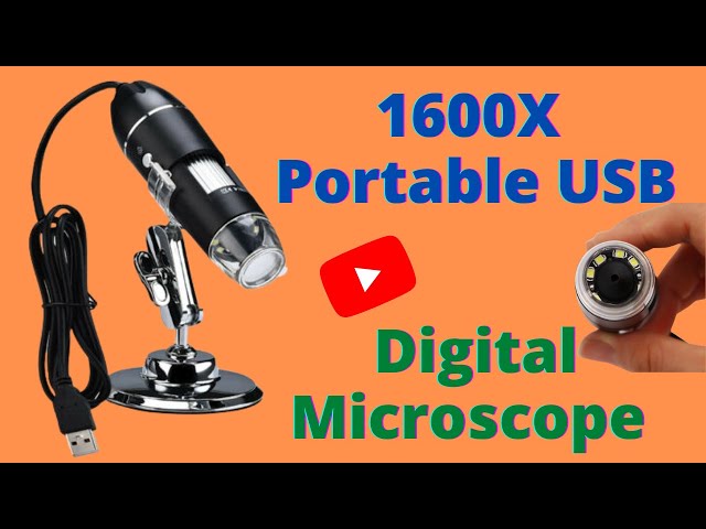 Microscope numérique USB LED Zoom 1600x 2Mpix