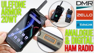 All In One Digital/Analogue Ham Radio & Network Radio  Ulefone Armor 20WT