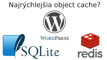Rozdiel v rýchlosti medzi Redis  a SQLite pri použití vo WordPress na object cache.