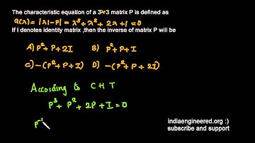 #12  Engineering Maths GATE Previous Paper Matrices