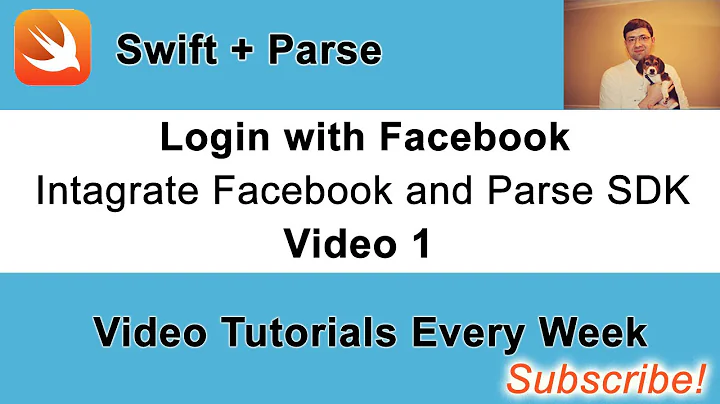 Parse Sign in with Facebook account. Integrate Facebook SDK & Parse SDK for iOS into Swift App
