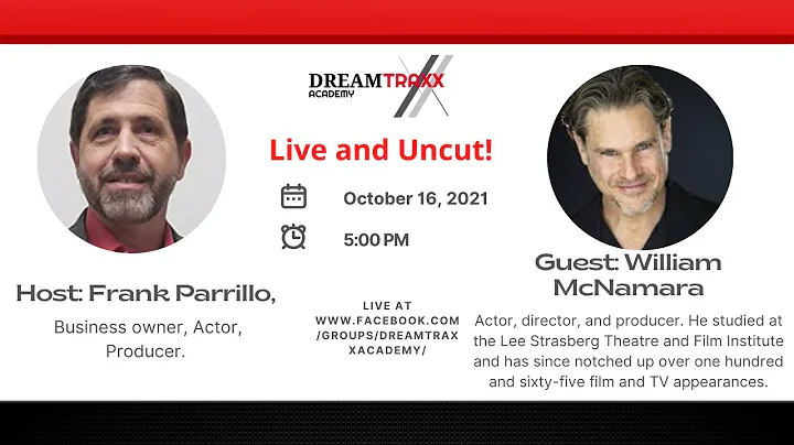 DreamTraxx Live and Uncut with Frank Parrillo