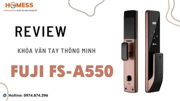 Khóa Cửa Vân Tay Thông Minh Fuji FS-A550