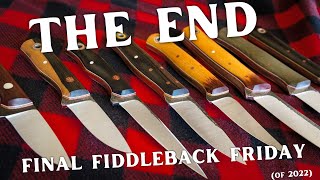 The Last Fiddleback Friday. 18 New Knives to Wrap Up 2022 #newyear #newknife