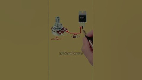 LM317 Voltage Regulator Circuit | Adjustable Power Supply DIY#diyprojects#dcwiring#dcprojects
