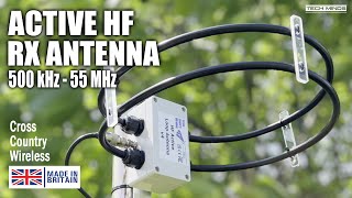 HF Active RX Loop Antenna 500 kHz to 55 MHz Magnetic Loop