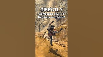RDR1 VS RDR2: Ragdoll Comparison #rdr1 #rdr2 #reddeadredemption #games #shorts