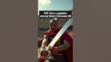 POV: You’re a gladiator entering Rome