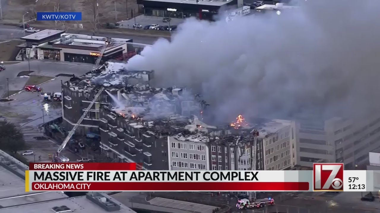 Massive 5-alarm fire breaks out at Oklahoma City apartment complex ...