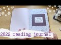 2022 reading journal flick-through 📚 annual and monthly spreads