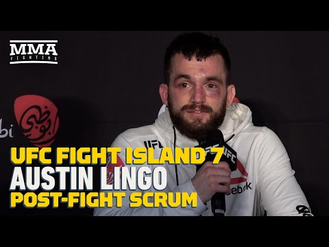 UFC Fight Island 7: Austin Lingo Reacts To Fans In Crowd: 'It's Just Like Old Times' - MMA Fighting