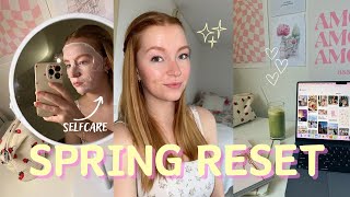 SPRING RESET deep cleaning, self care & setting goals for the season!