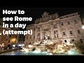 Rome wasn't built in a day - but we attempted to see it in one - Travel Vlog Day #122