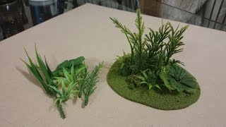 Using plastic plants for wargaming jungle terrain