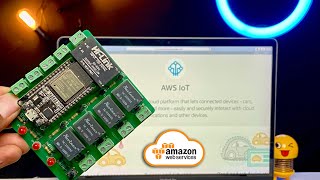 Home Automation using AWS IOT & ESP32 | IoT Cloud that companies use for Home Automation screenshot 3