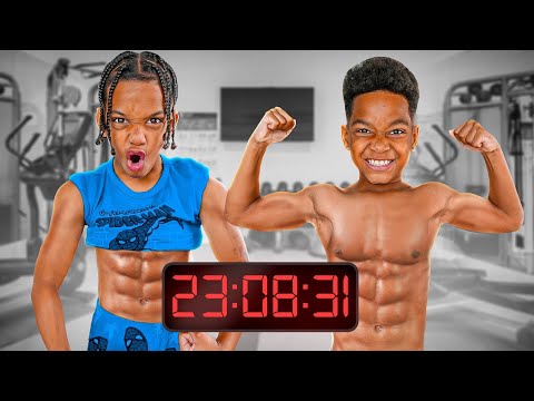THE LAST PERSON TO STOP WORKING OUT WINS | The Prince Family Clubhouse