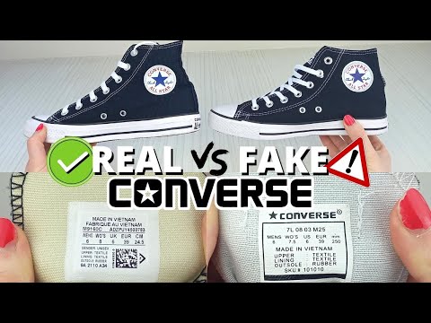 Video: Hur man upptäcker falska All Star Converse (med bilder)