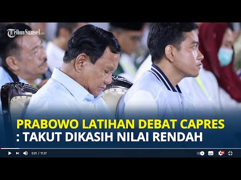 PRABOWO Akui Gugup Jelang Debat Capres Terakhir Malam Ini, Takut Dikasih Nilai Rendah Lagi!