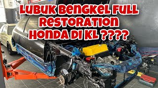 Lubuk bengkel full restoration Honda di KL! SiR Garage Ampang terbaik!