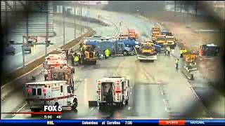 TRAFFIC ALERT: 2 southbound lanes reopened after tanker crash on Interstate 95