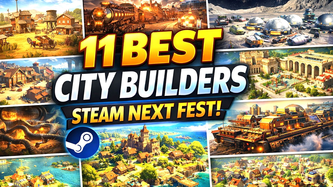 11 BEST City Builders You Must Play - Steam Next Fest 2026