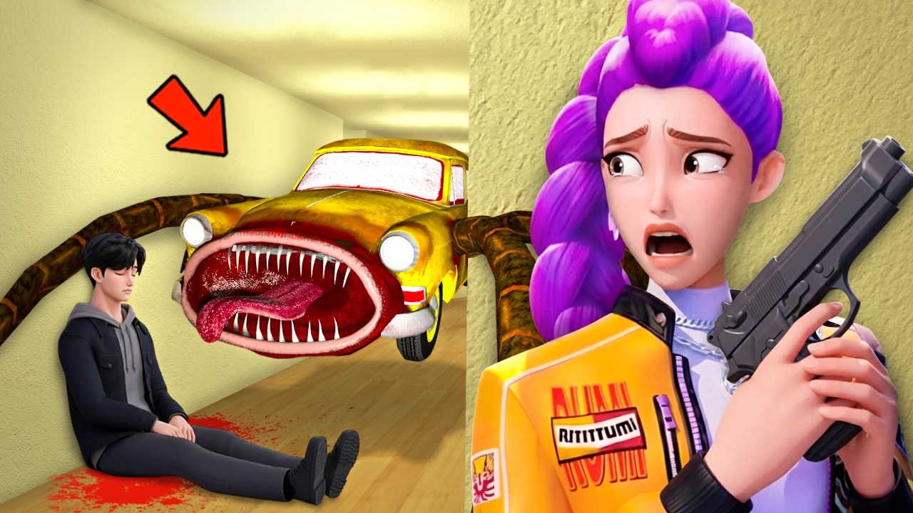 CAR EATER HURT RUMI AND JINU In Garry's Mod