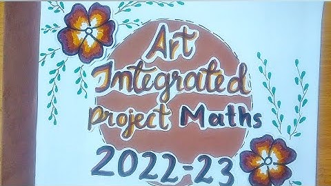 Trigonometry Art Integrated Project Class 10 #cbse #project