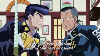 【HD】ジョジョ: Okuyasu Eats Italian Food (Part 3)