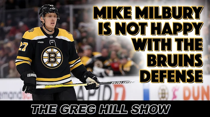 Mike Milbury Is Not Happy With The #Bruins Defense