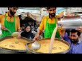 Crushed Ice Banana Mango Juice | Roadside Summer Street Drink Banana Milk shake | Food Processing