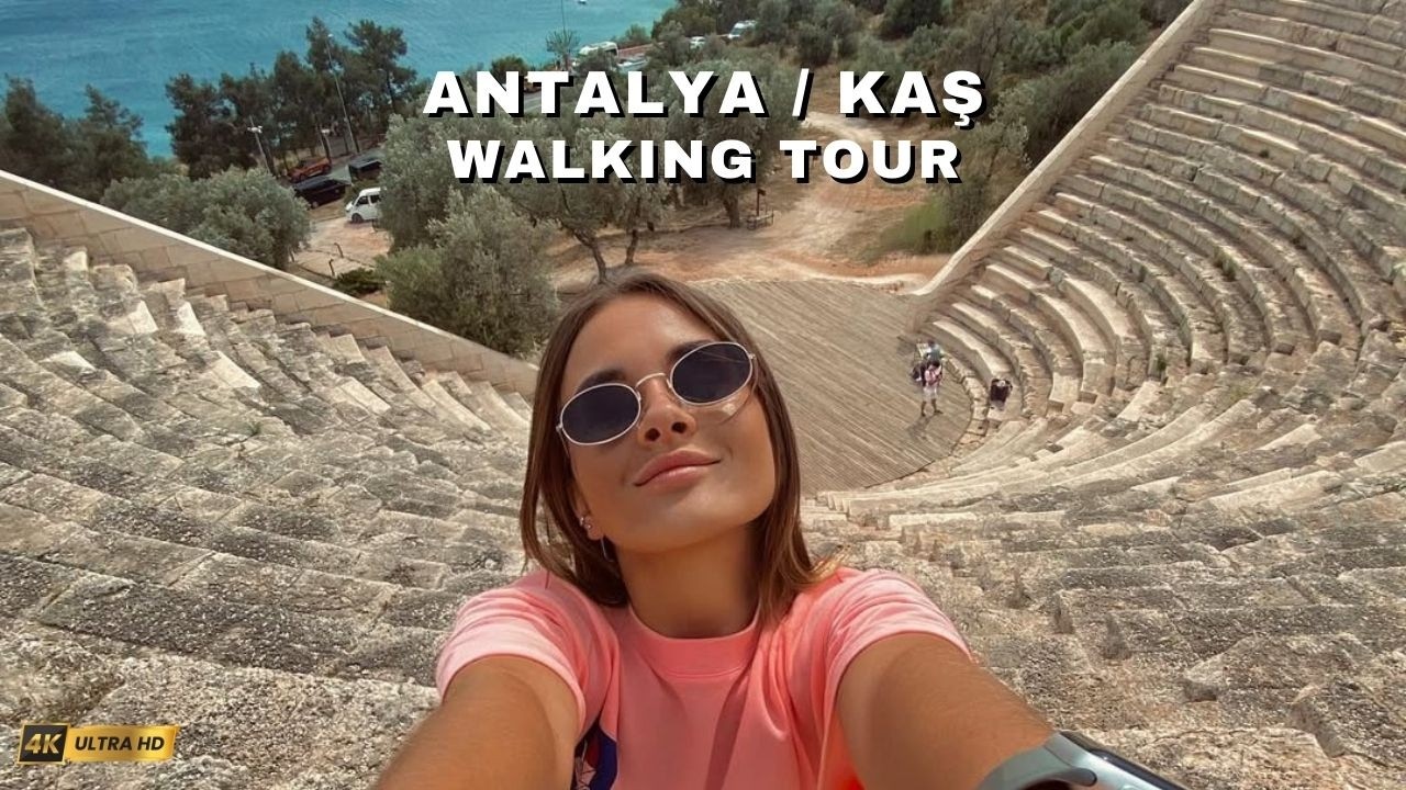 Почему все влюбляются в Каш, Турция 🇹🇷 | Пешая прогулка в 4K