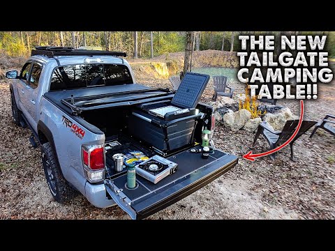NEW Tailgate Camp Table | BEST Overland Truck Mods | Truck Camping | Billie Bars Tailgate cover